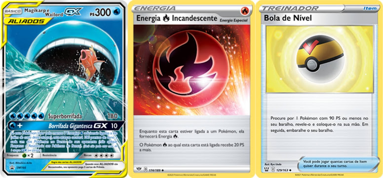 Cartas de Pokémon - Tipos e Características